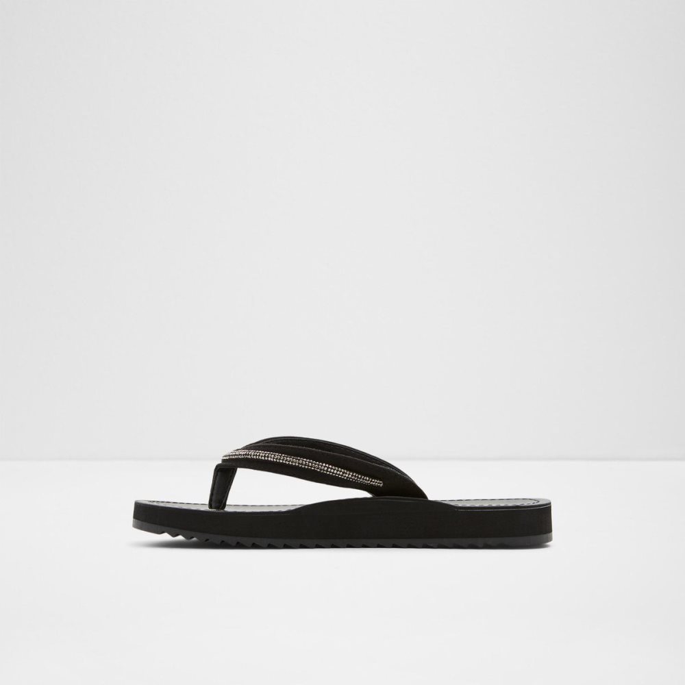 Dámské Sandály Aldo Polo Flip flops Černé | 73490RIJW