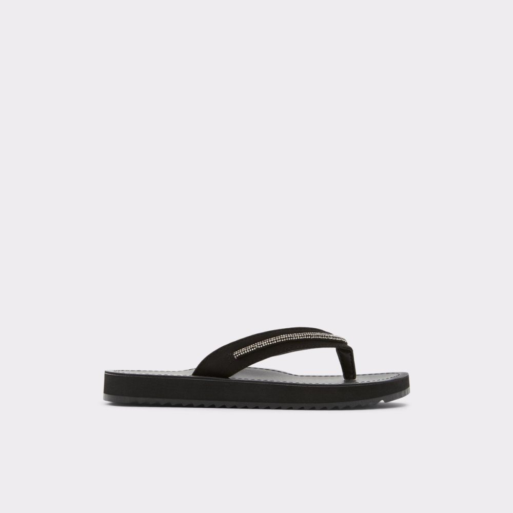 Dámské Sandály Aldo Polo Flip flops Černé | 73490RIJW