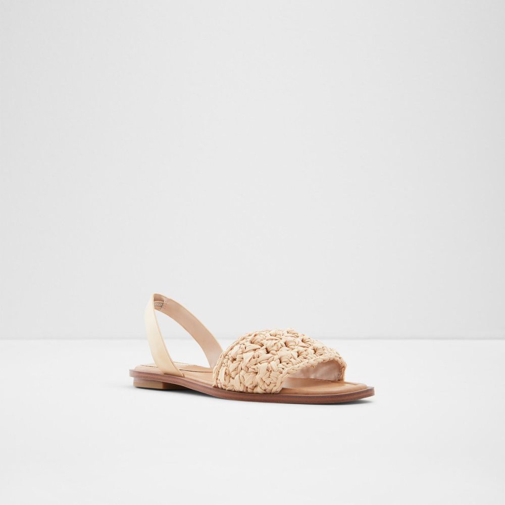 Dámské Sandály Aldo Solena Sling back flat sandal Béžový | 37905TRKP