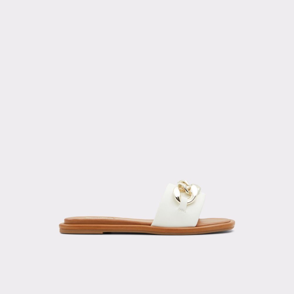 Dámské Sandály Aldo Sydling Slide sandal Bílé | 70436KSNO