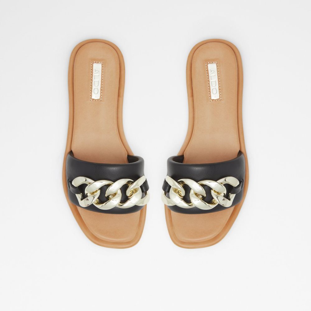 Dámské Sandály Aldo Sydling Slide sandal Černé | 91748YWKO