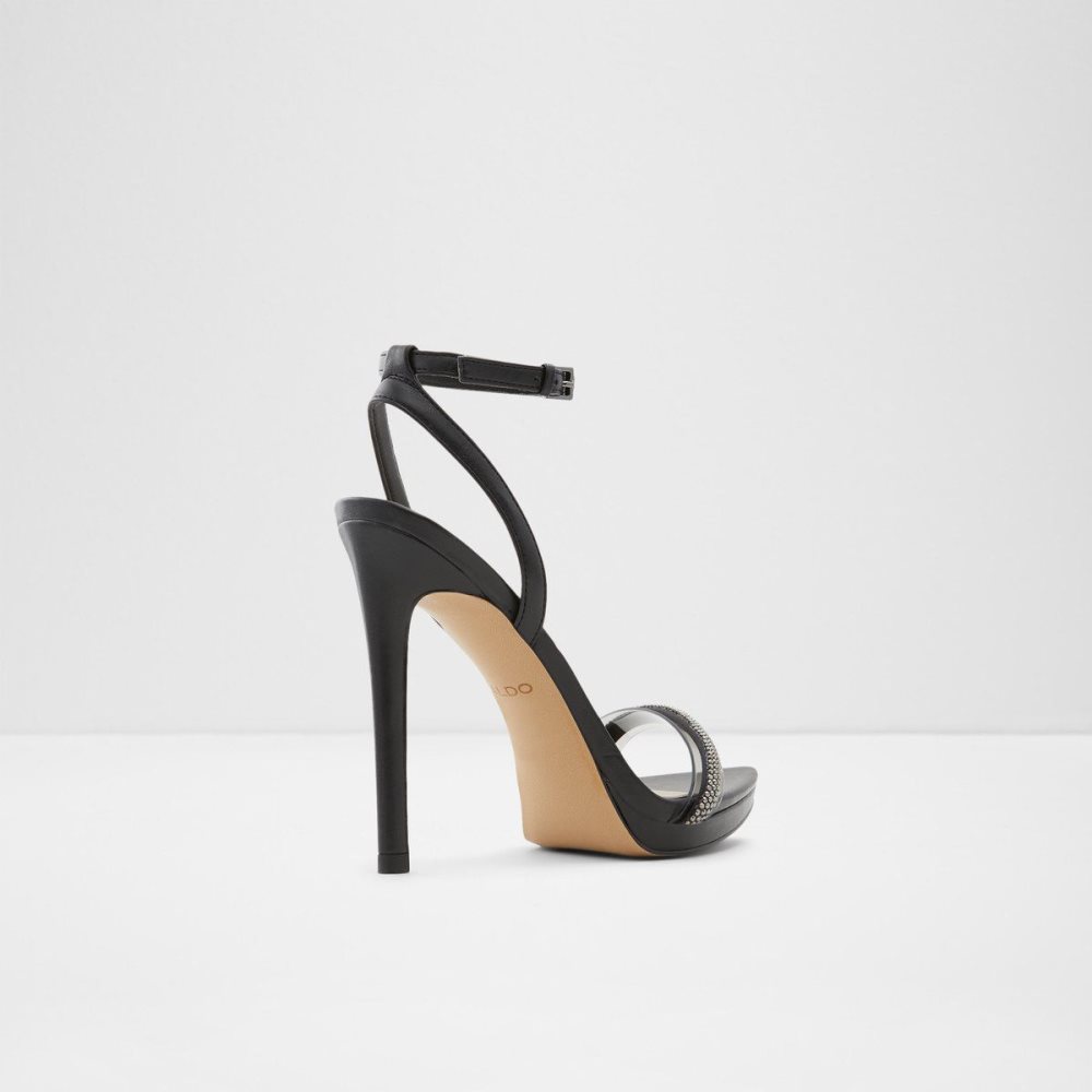 Dámské Sandály Aldo Thirakin High heel sandal - Stiletto heel Černé | 89270IPLM