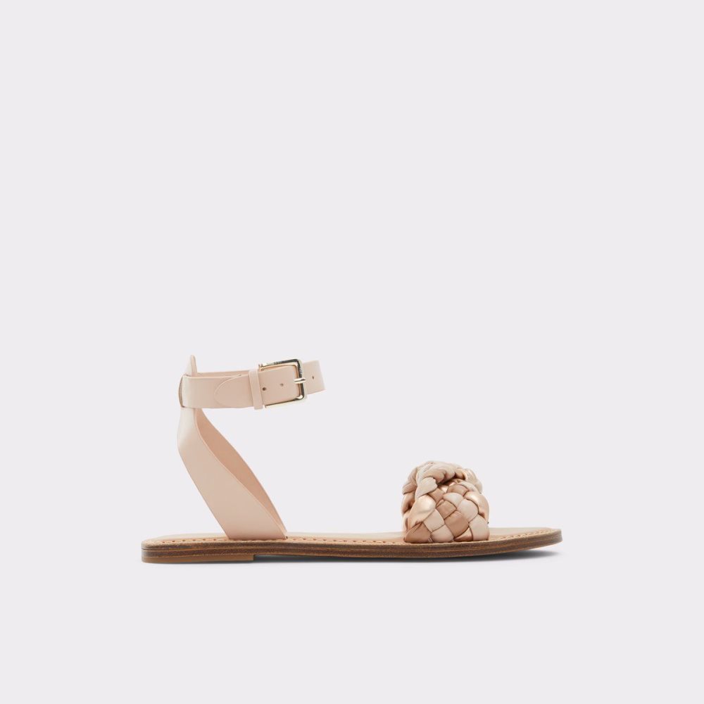 Dámské Sandály Aldo Tressa Sling back flat sandal Béžový | 58401DUBJ