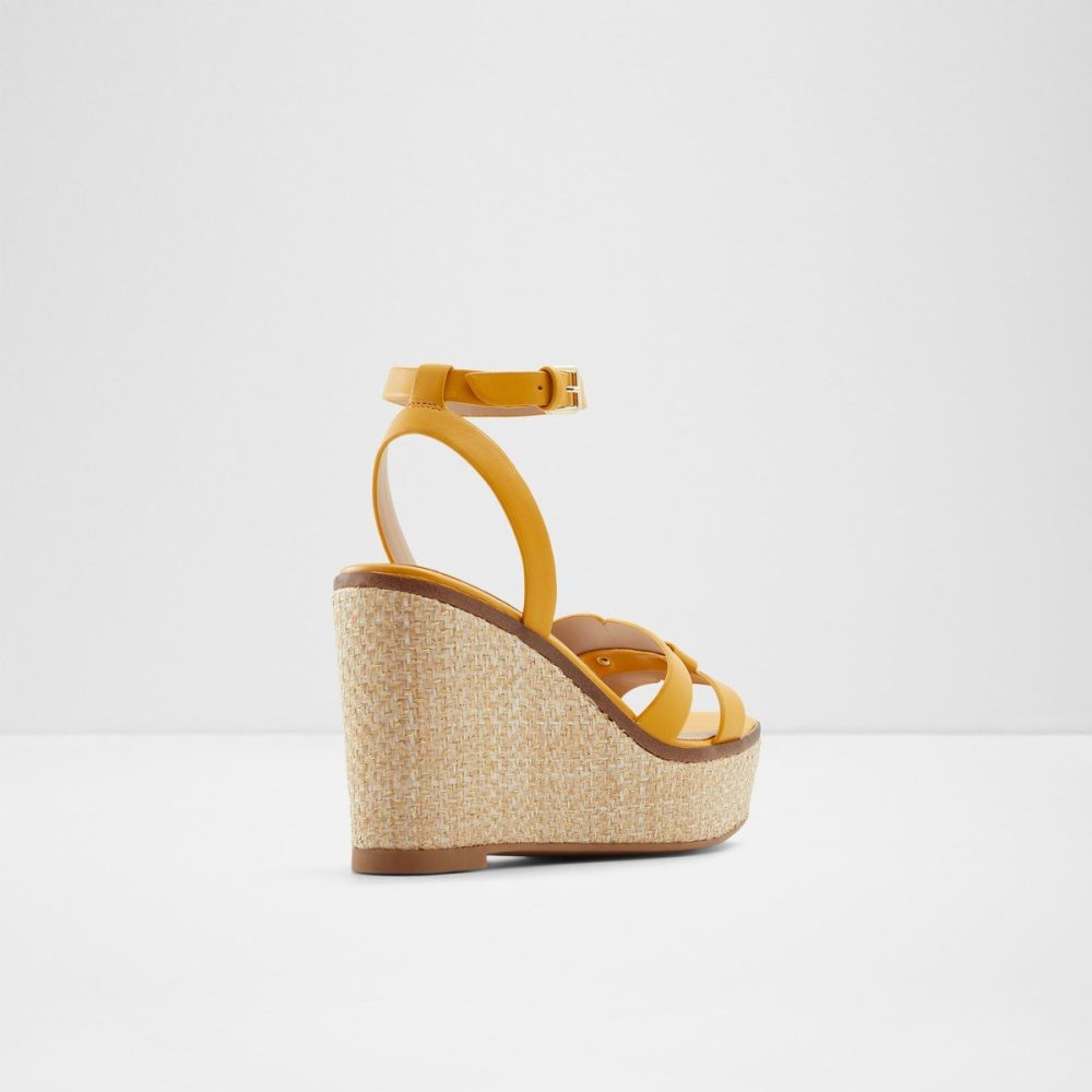 Dámské Sandály Aldo Wedge sandal - Wedge heel Žluté | 19308FQGZ