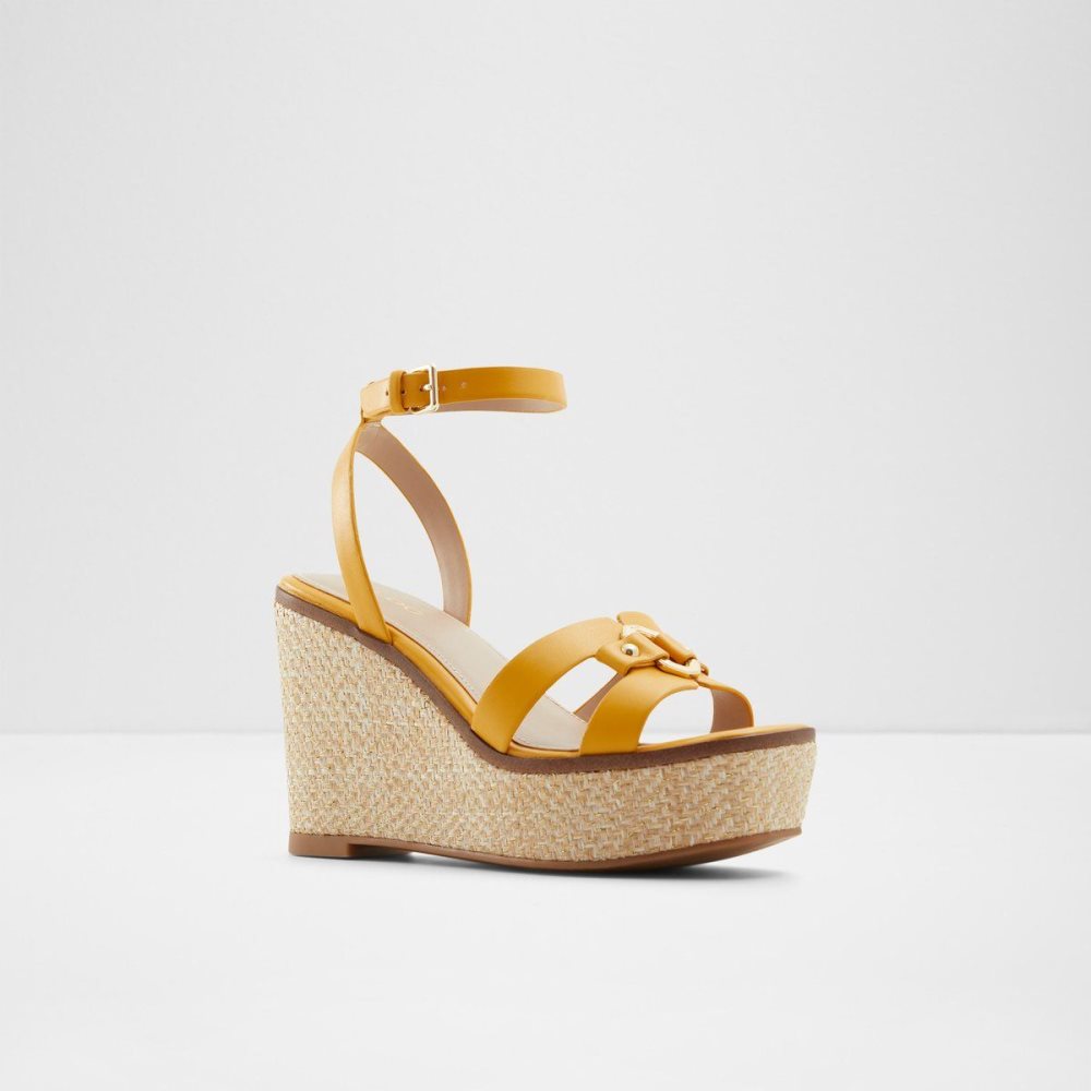 Dámské Sandály Aldo Wedge sandal - Wedge heel Žluté | 19308FQGZ