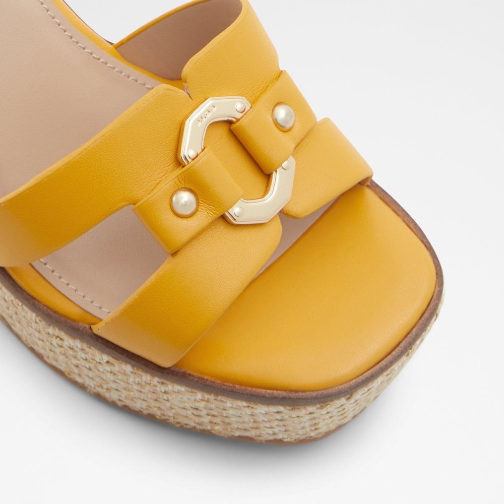 Dámské Sandály Aldo Wedge sandal - Wedge heel Žluté | 19308FQGZ