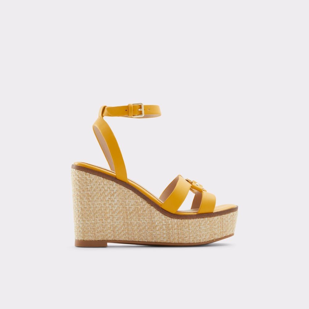 Dámské Sandály Aldo Wedge sandal - Wedge heel Žluté | 19308FQGZ