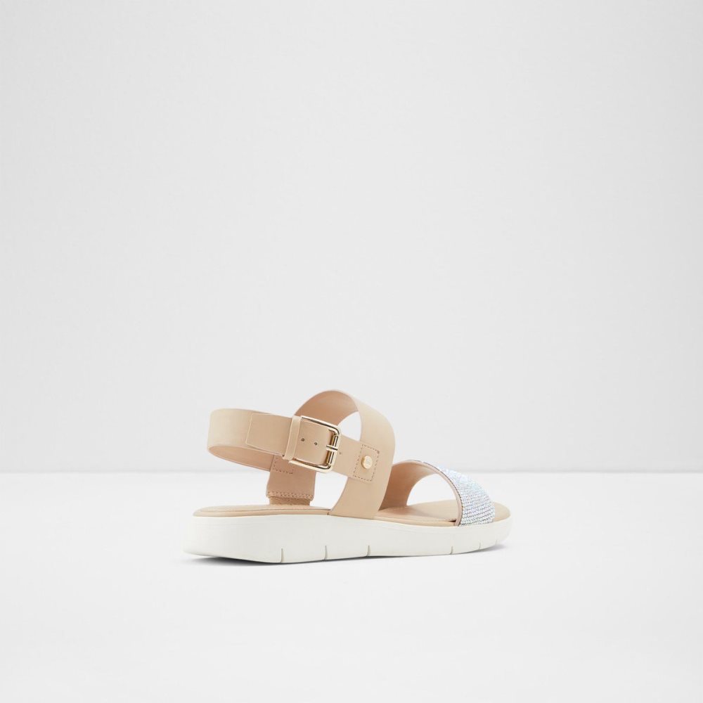 Dámské Sandály Aldo Woema Flat sandal Bílé Béžový | 68354THMV