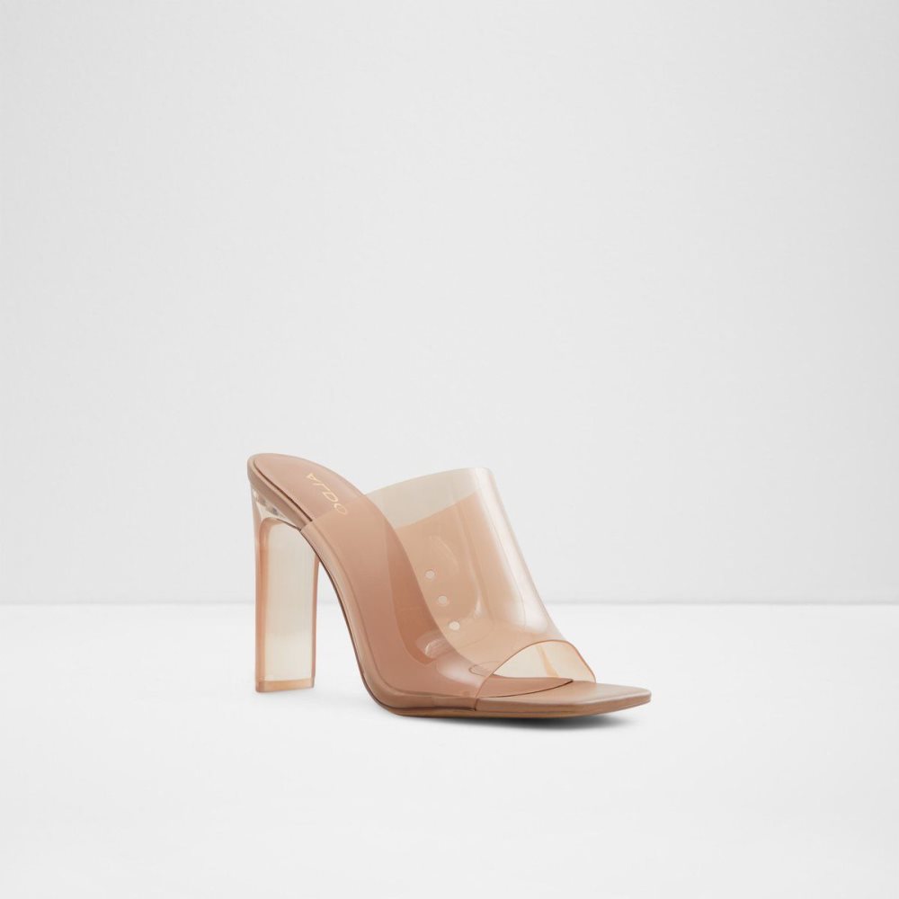 Dámské Sandály Aldo Ybendaviel High heel sandal Béžový | 32417ZGIC