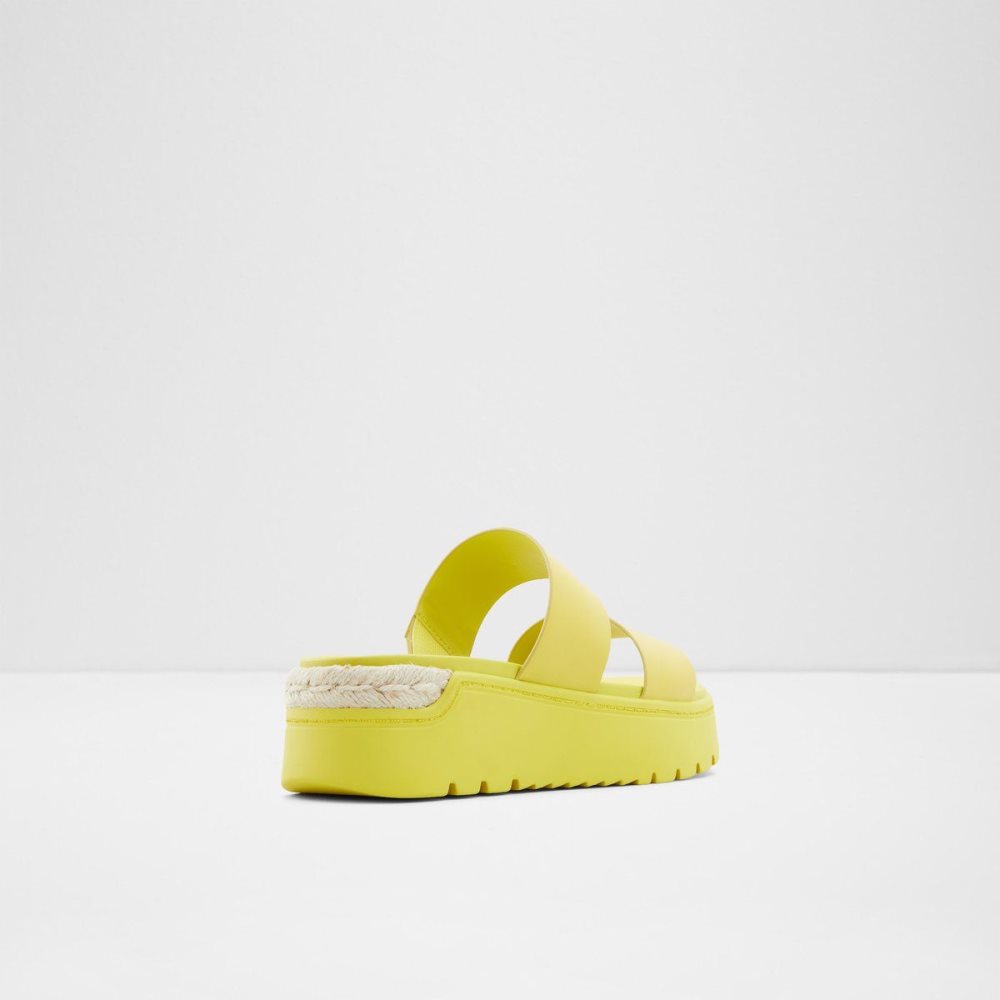 Dámské Sandály Aldo Zendey Slide sandal - Flatform Zelene | 37421MOGH