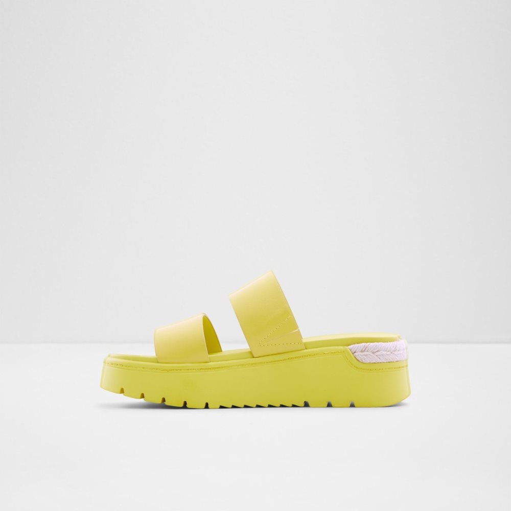 Dámské Sandály Aldo Zendey Slide sandal - Flatform Zelene | 37421MOGH