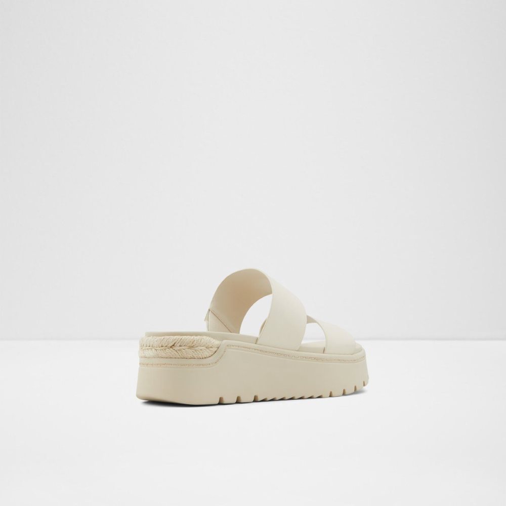 Dámské Sandály Aldo Zendey Slide sandal - Flatform Bílé | 95432ZPMF