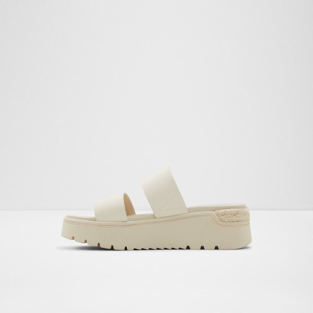 Dámské Sandály Aldo Zendey Slide sandal - Flatform Bílé | 95432ZPMF