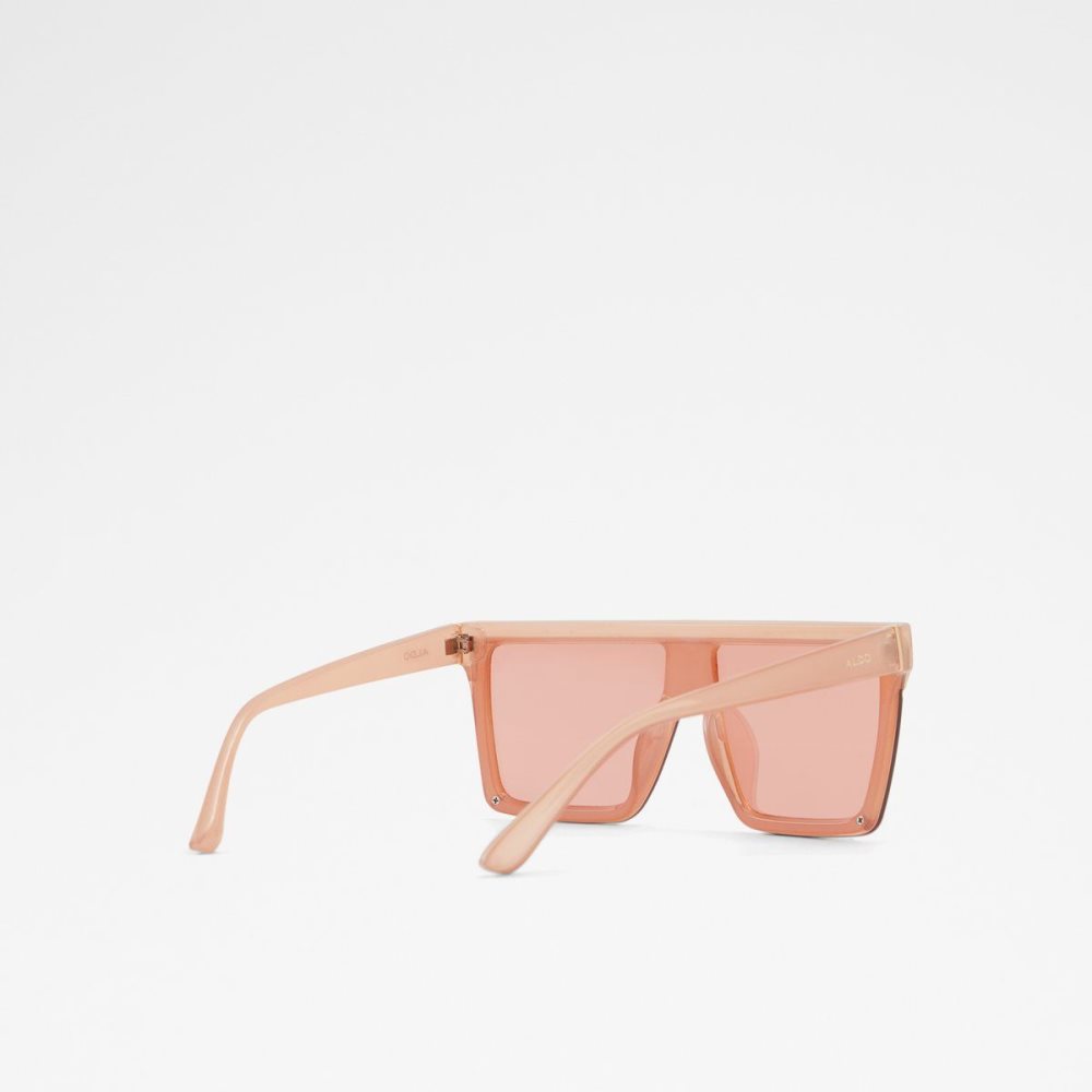 Dámské Sluneční Brýle Aldo Brightside Shield sunglasses Růžové Zlaté | 36987SHNL