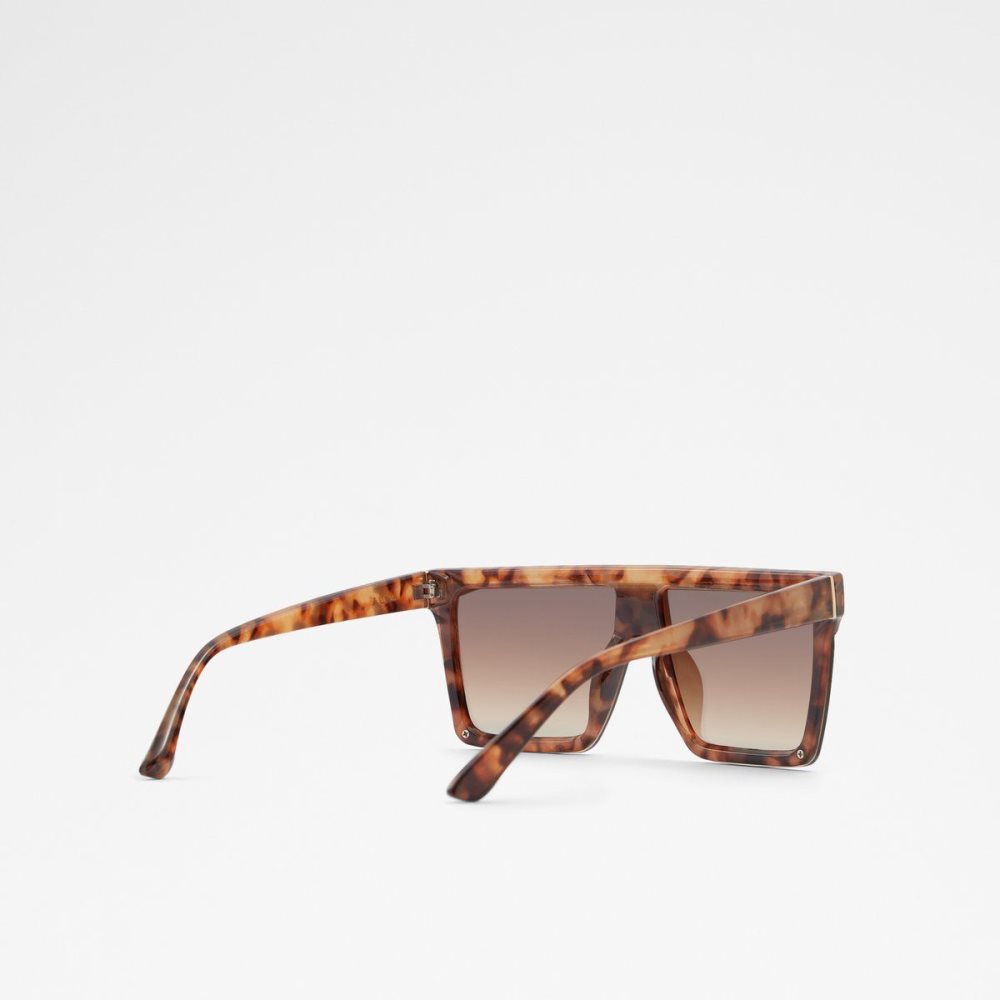 Dámské Sluneční Brýle Aldo Brightside Shield sunglasses Hnědé | 69072JLVZ