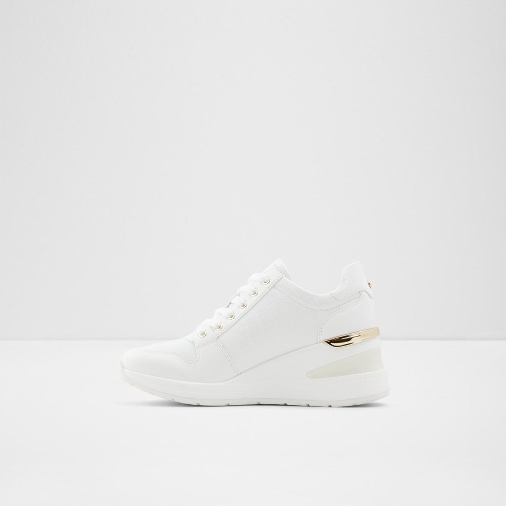 Dámské Tenisky Aldo Adwiwia Sneaker - Wedge heel Bílé | 75604MJXZ