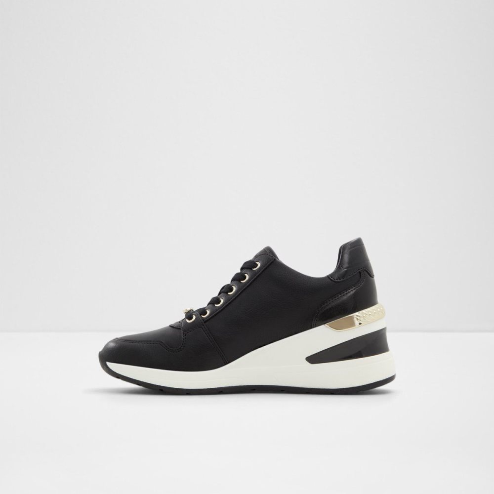 Dámské Tenisky Aldo Adwiwiax Wedge sneaker - Wedge heel Černé | 01674OFNK