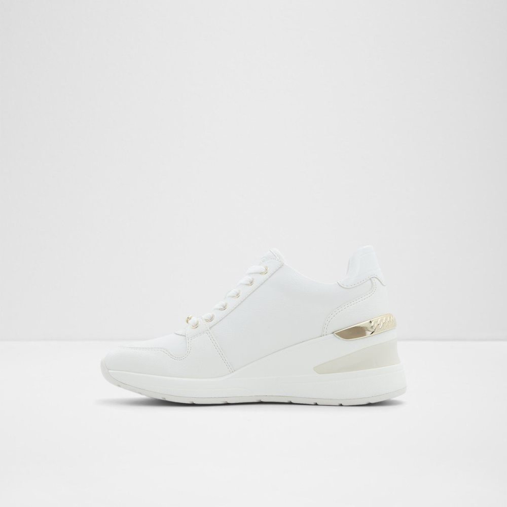 Dámské Tenisky Aldo Adwiwiax Wedge sneaker - Wedge heel Bílé | 24709BFST