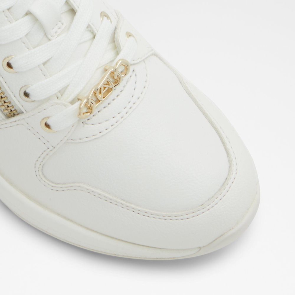 Dámské Tenisky Aldo Adwiwiax Wedge sneaker - Wedge heel Bílé | 24709BFST