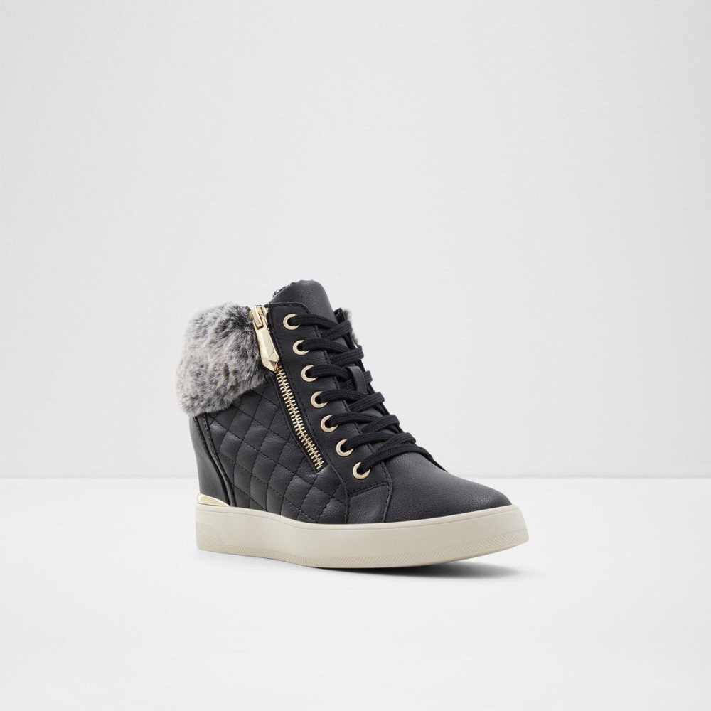 Dámské Tenisky Aldo Ailanna Sneaker - Wedge heel Černé | 21684OKEQ