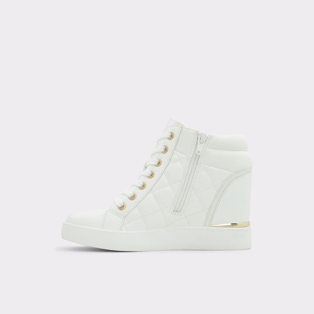 Dámské Tenisky Aldo Ailannah High top sneaker - Wedge heel Bílé | 74208WBVQ