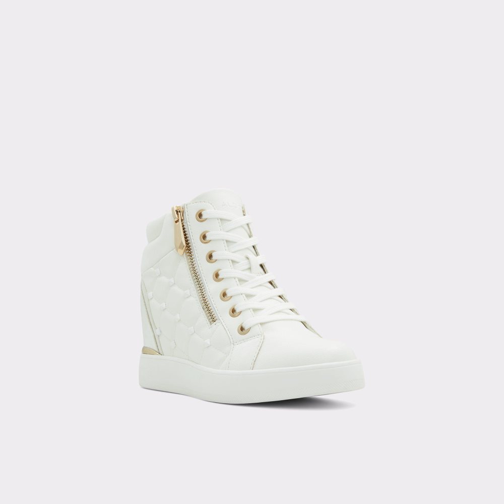 Dámské Tenisky Aldo Ailannah High top sneaker - Wedge heel Bílé | 74208WBVQ