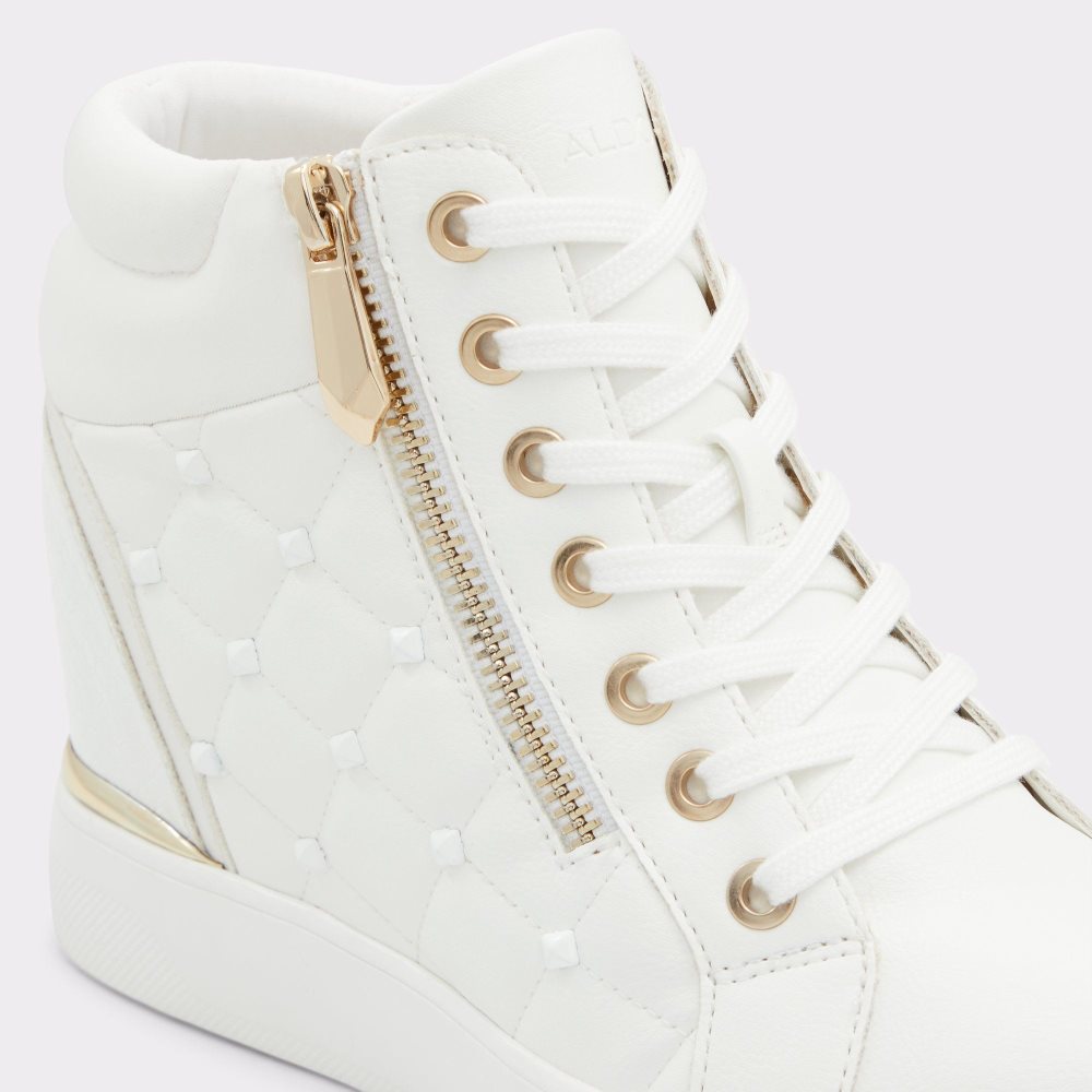 Dámské Tenisky Aldo Ailannah High top sneaker - Wedge heel Bílé | 74208WBVQ