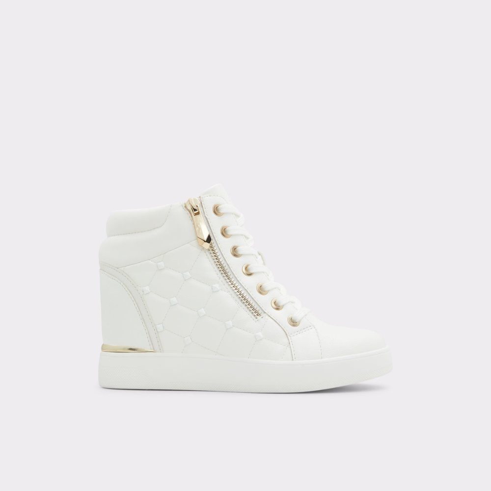 Dámské Tenisky Aldo Ailannah High top sneaker - Wedge heel Bílé | 74208WBVQ