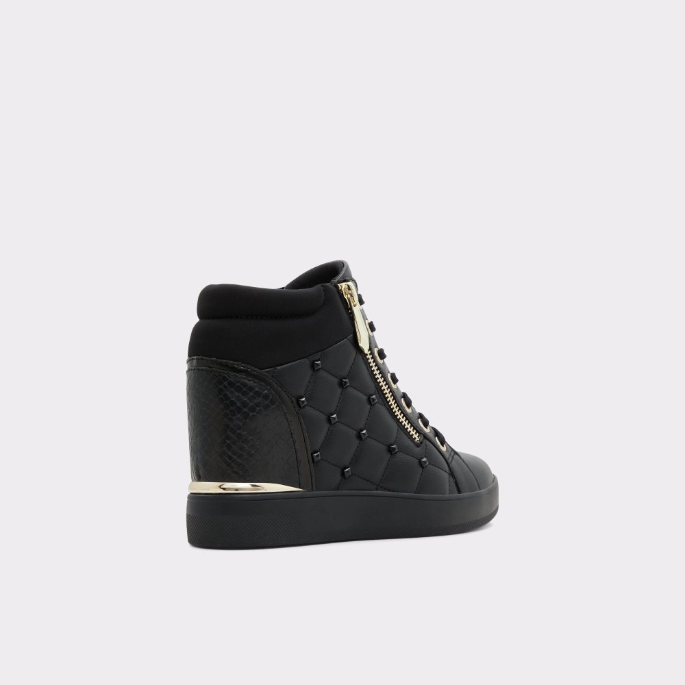 Dámské Tenisky Aldo Ailannah High top sneaker - Wedge heel Černé | 09364PYSB