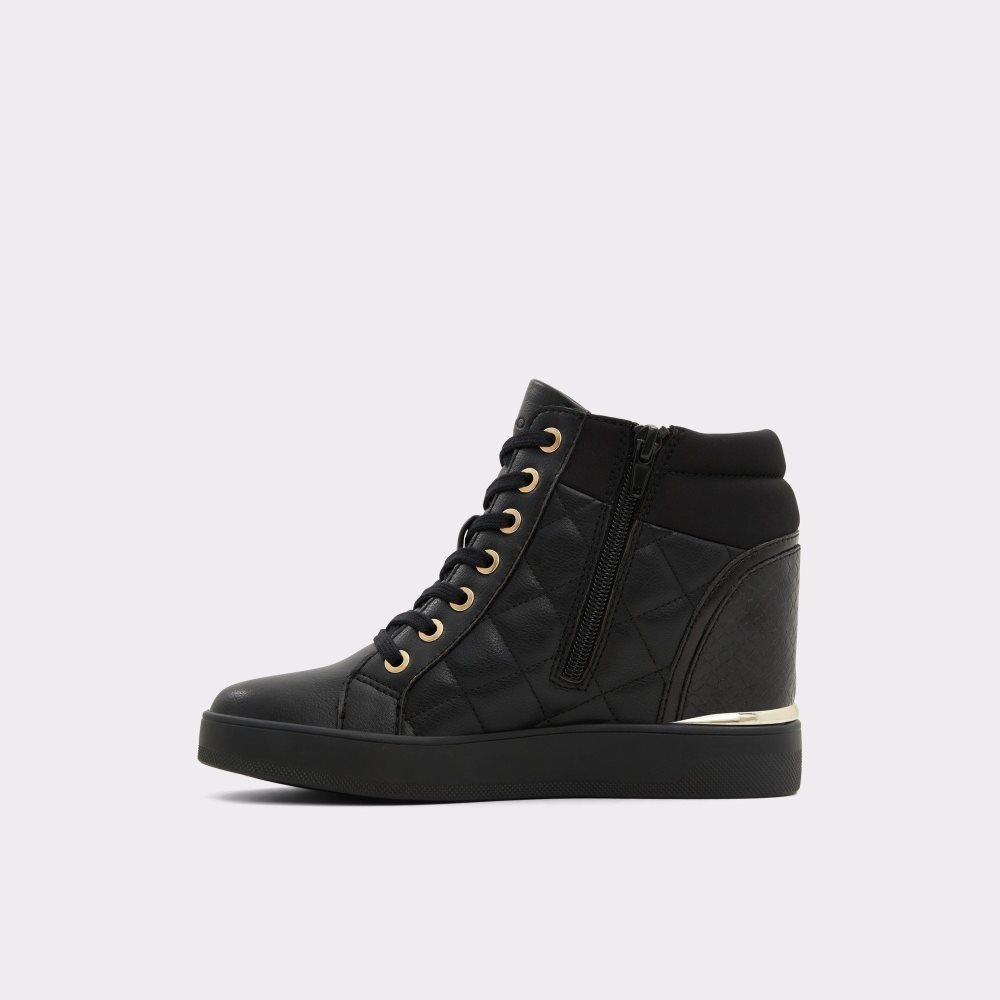 Dámské Tenisky Aldo Ailannah High top sneaker - Wedge heel Černé | 09364PYSB