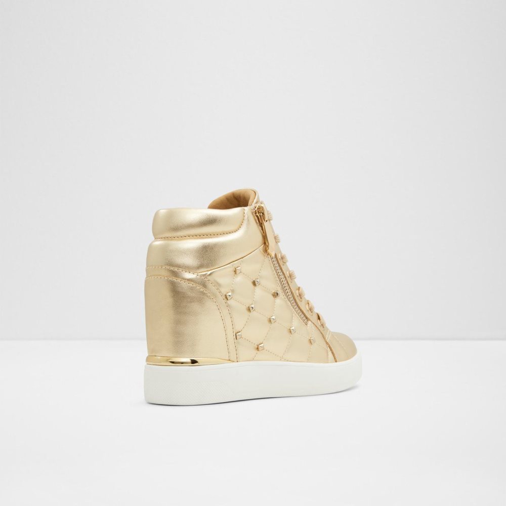 Dámské Tenisky Aldo Ailannah High top sneaker - Wedge heel Zlaté | 25638TUBE