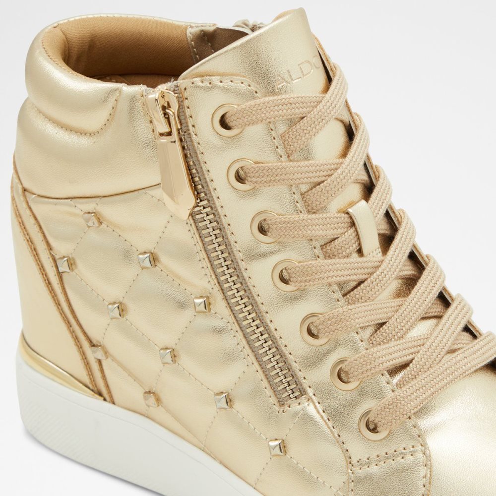 Dámské Tenisky Aldo Ailannah High top sneaker - Wedge heel Zlaté | 25638TUBE