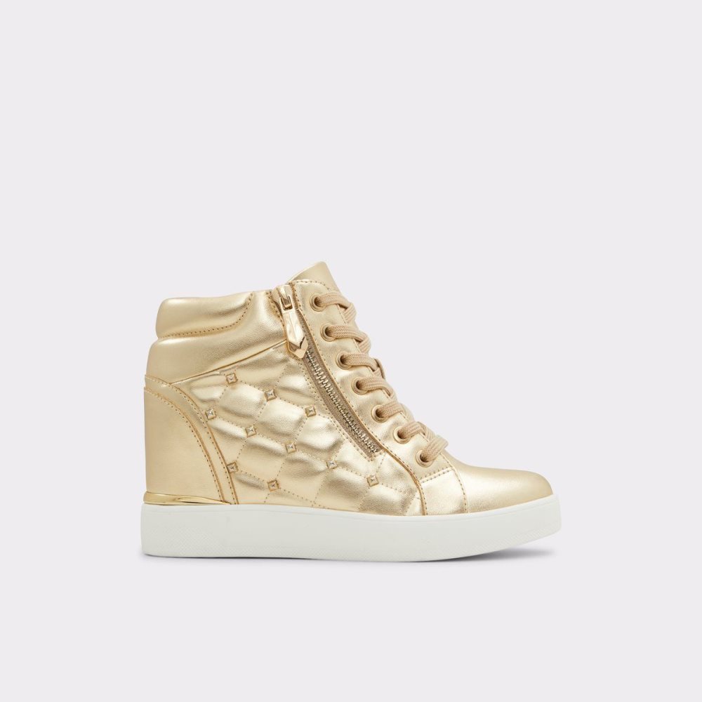 Dámské Tenisky Aldo Ailannah High top sneaker - Wedge heel Zlaté | 25638TUBE