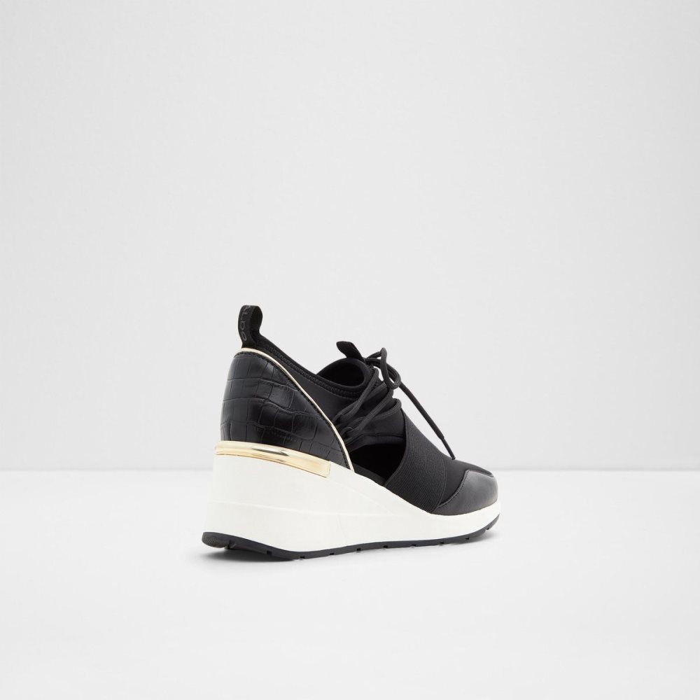 Dámské Tenisky Aldo Chiara Sneaker - Wedge heel Černé | 13574DGZS