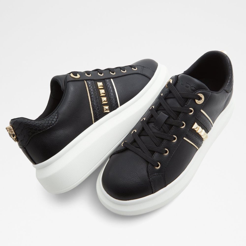 Dámské Tenisky Aldo Larou Low top sneaker - Platform Černé | 75198GDCM