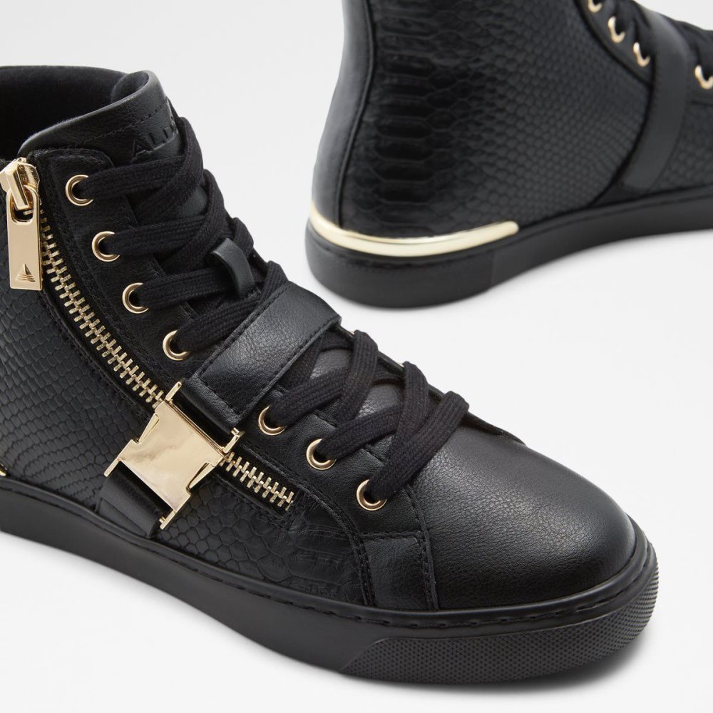 Dámské Tenisky Aldo Tiagatori High top sneaker - Cup sole Černé | 36014LMTA