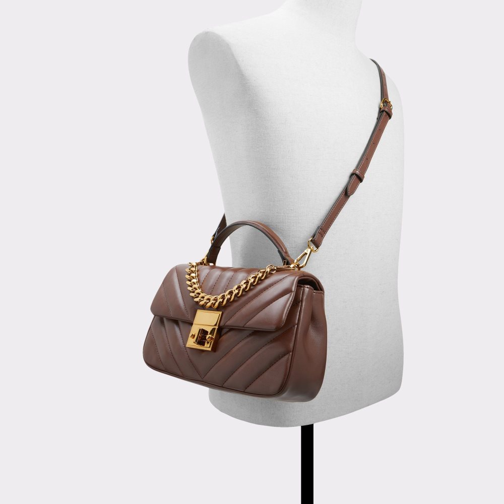 Dámské Top Handle Bags Aldo Hayssx Top handle bag Hnědé | 82751ZQRC