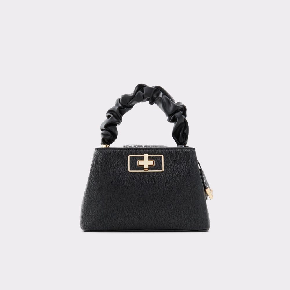 Dámské Top Handle Bags Aldo Snakie Top handle bag Černé | 37582UFDB