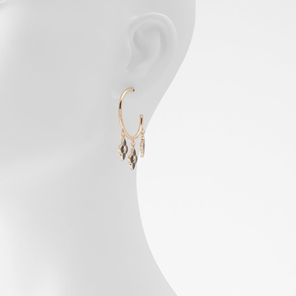 Dámské Šperky Aldo Zaligan Earrings Černé Zlaté | 30124UYQC