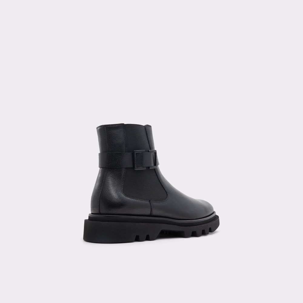 Pánské Boty Aldo Verdi Ankle boot - Lug sole Černé | 15974GRHC