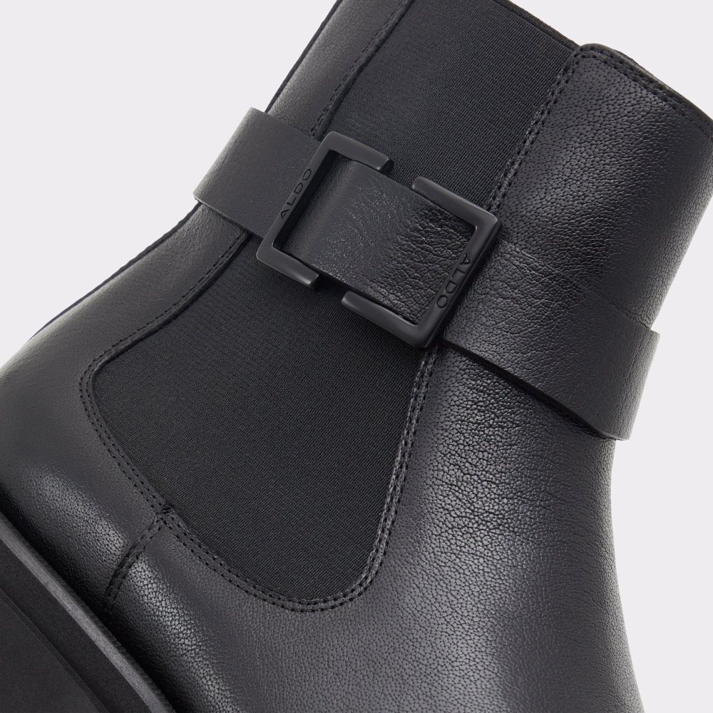 Pánské Boty Aldo Verdi Ankle boot - Lug sole Černé | 15974GRHC