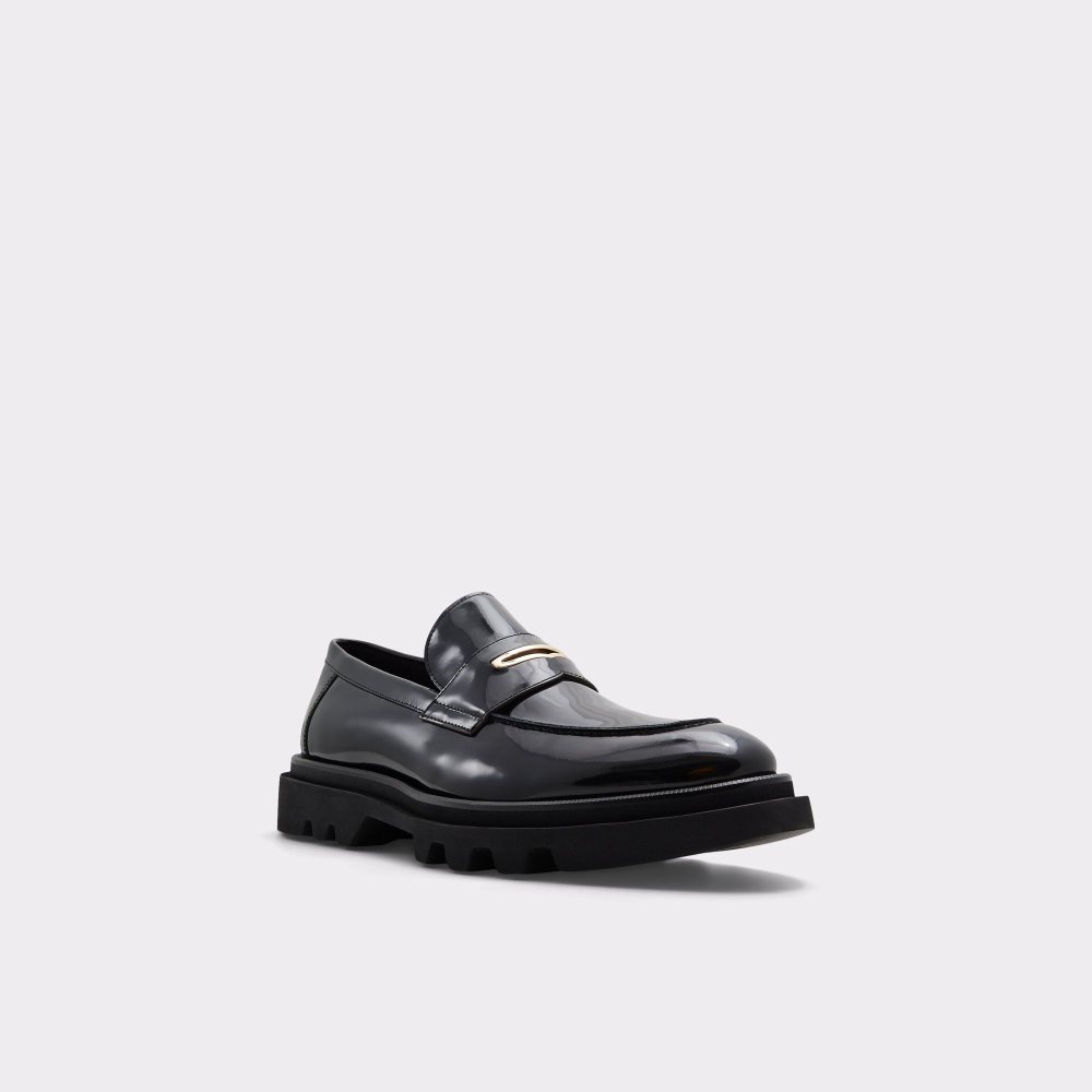 Pánské Mokasíny Aldo Pierre Loafer - Lug sole Černé | 65824KRVT