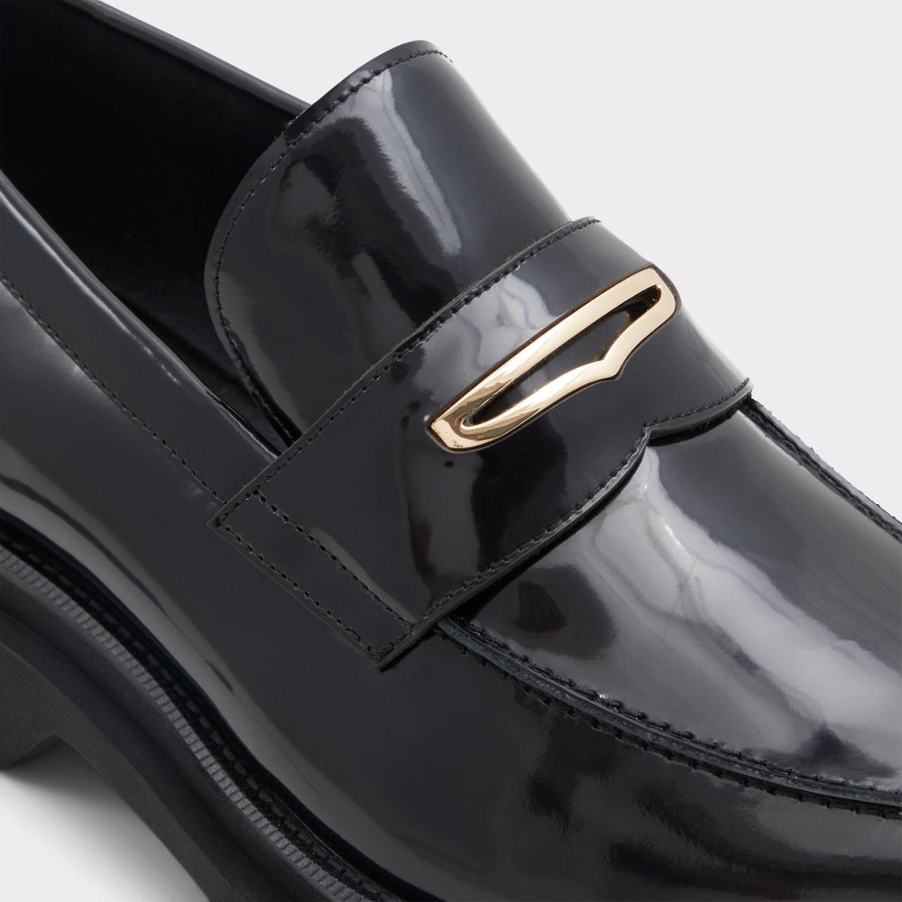 Pánské Mokasíny Aldo Pierre Loafer - Lug sole Černé | 65824KRVT