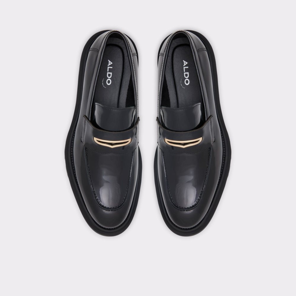 Pánské Mokasíny Aldo Pierre Loafer - Lug sole Černé | 65824KRVT