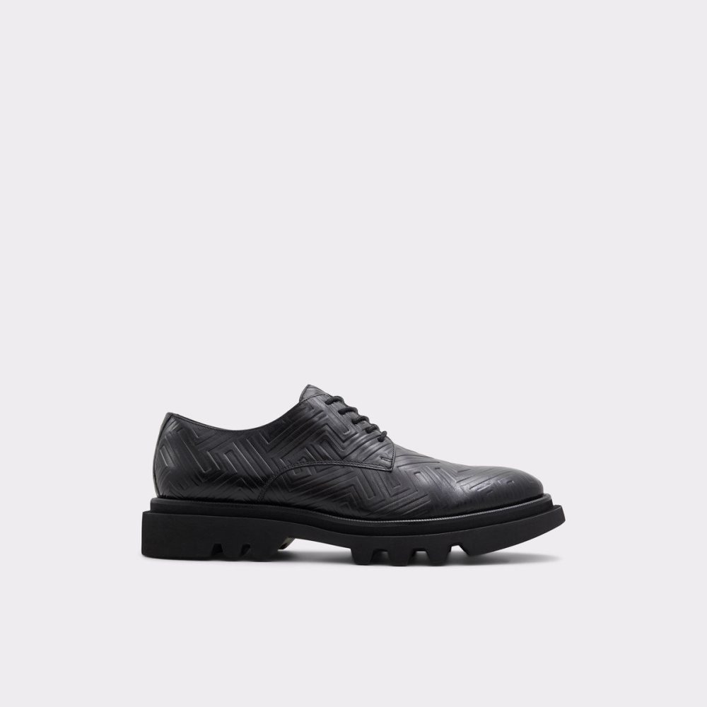 Pánské Oxfordky Aldo Sergei Oxford shoe - Lug sole Černé | 53847KTJG