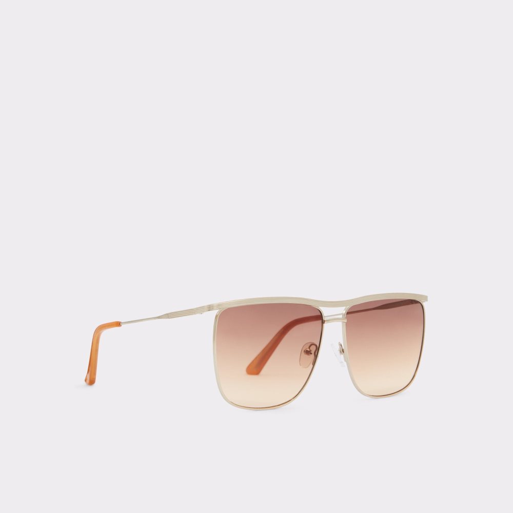 Pánské Sluneční Brýle Aldo Adwidon Sunglasses Zlaté | 40175SQHB