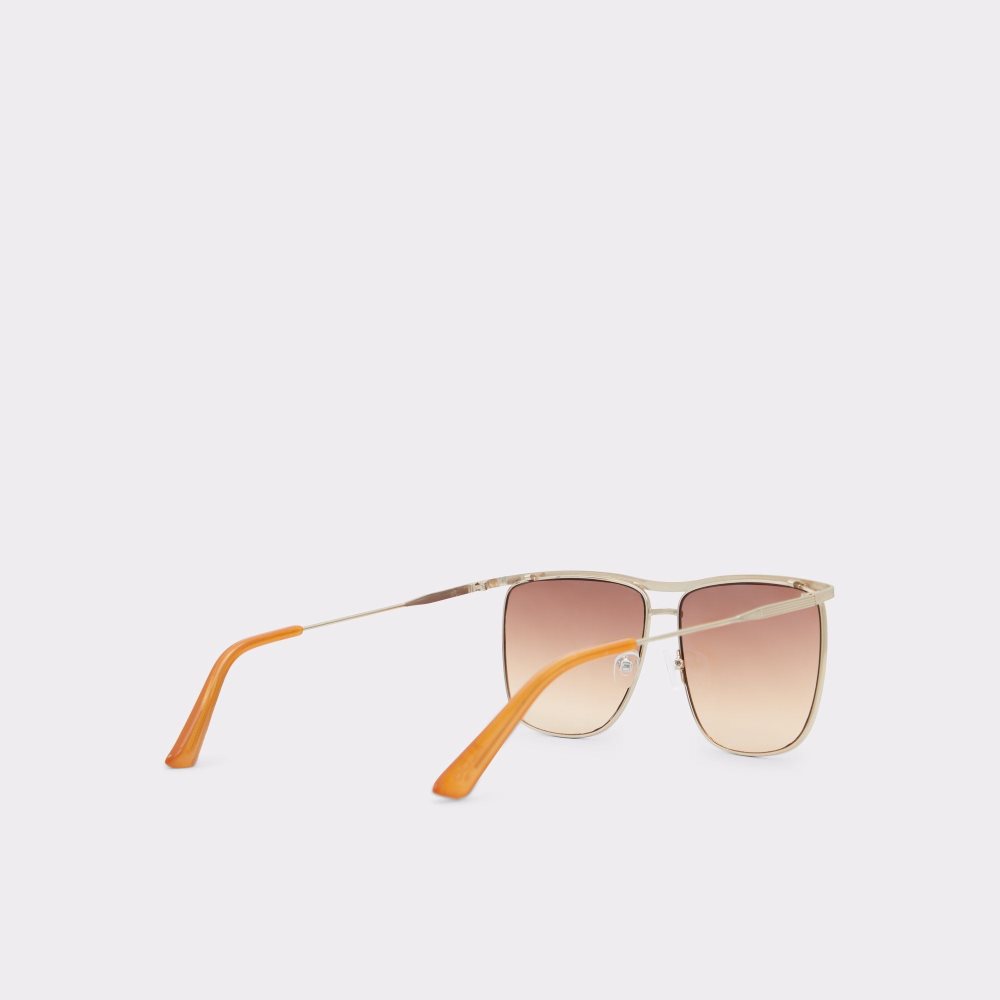 Pánské Sluneční Brýle Aldo Adwidon Sunglasses Zlaté | 40175SQHB