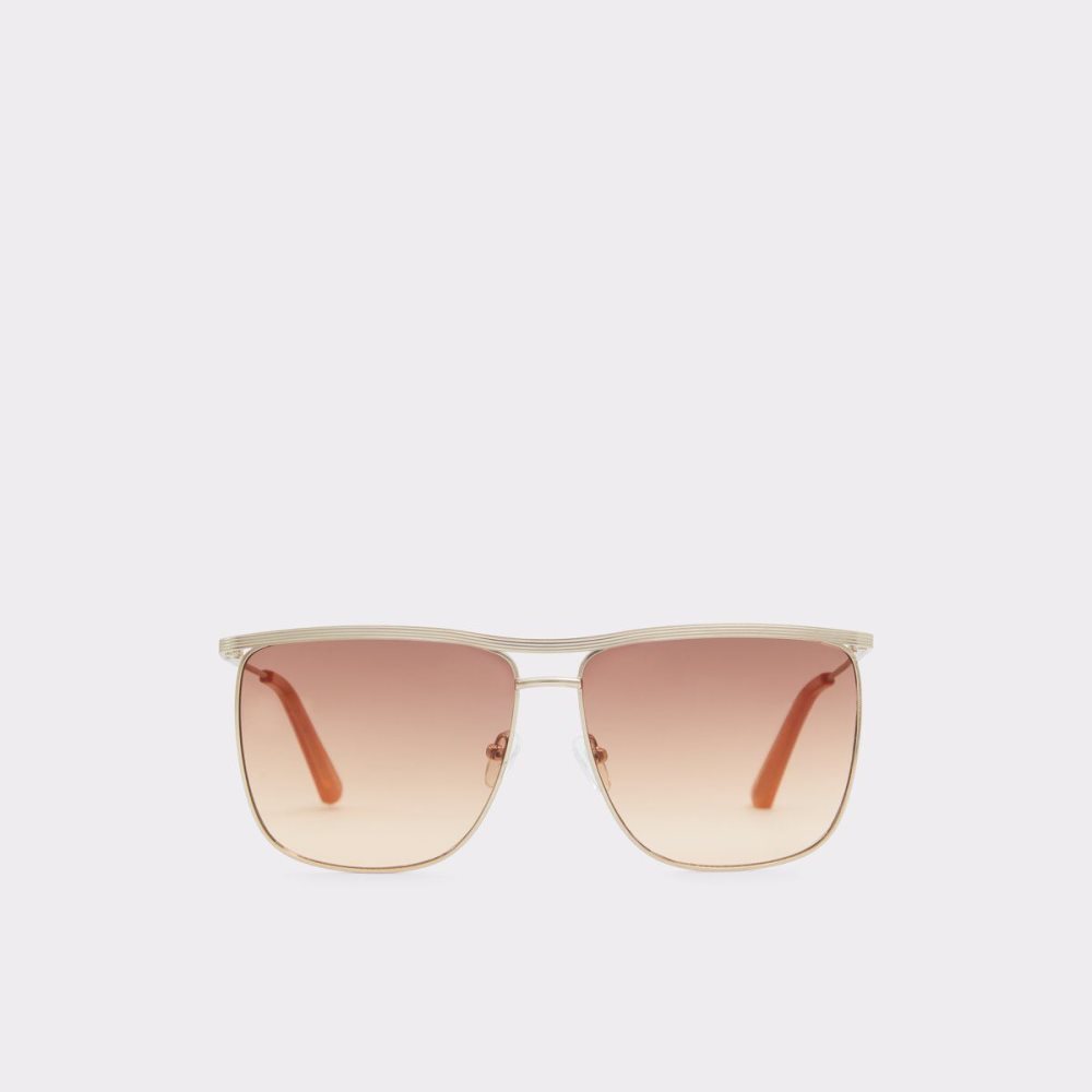 Pánské Sluneční Brýle Aldo Adwidon Sunglasses Zlaté | 40175SQHB