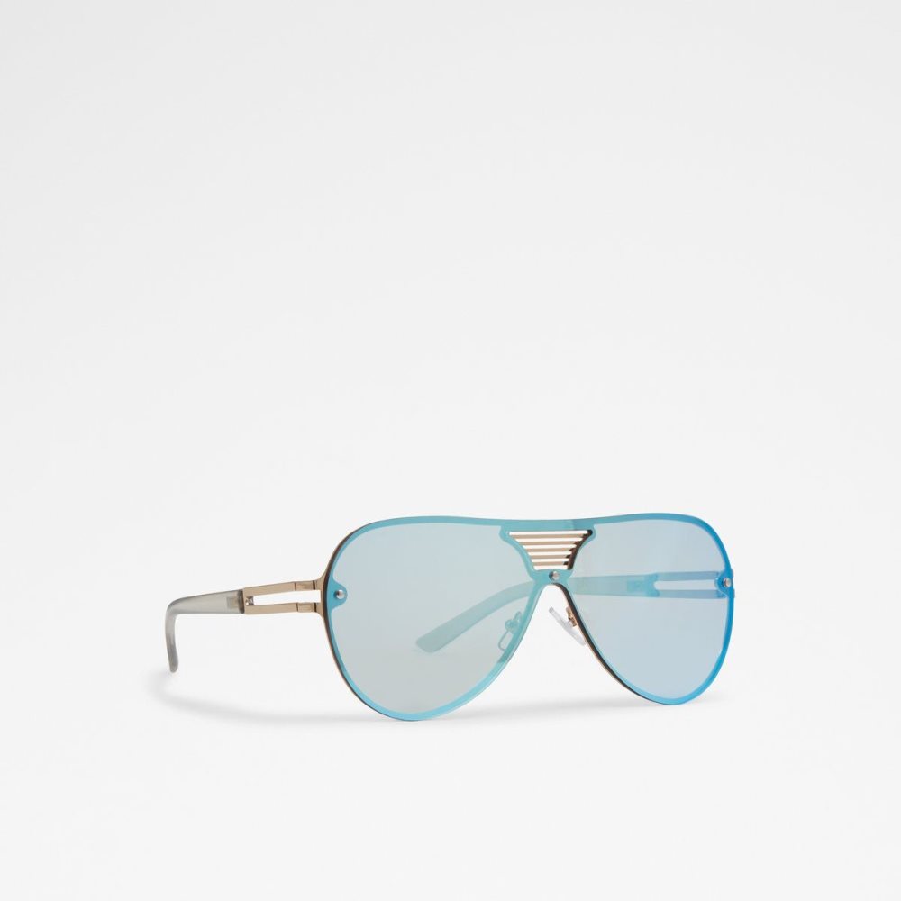 Pánské Sluneční Brýle Aldo Aonyx Aviator sunglasses Blankyt | 75609VFYJ