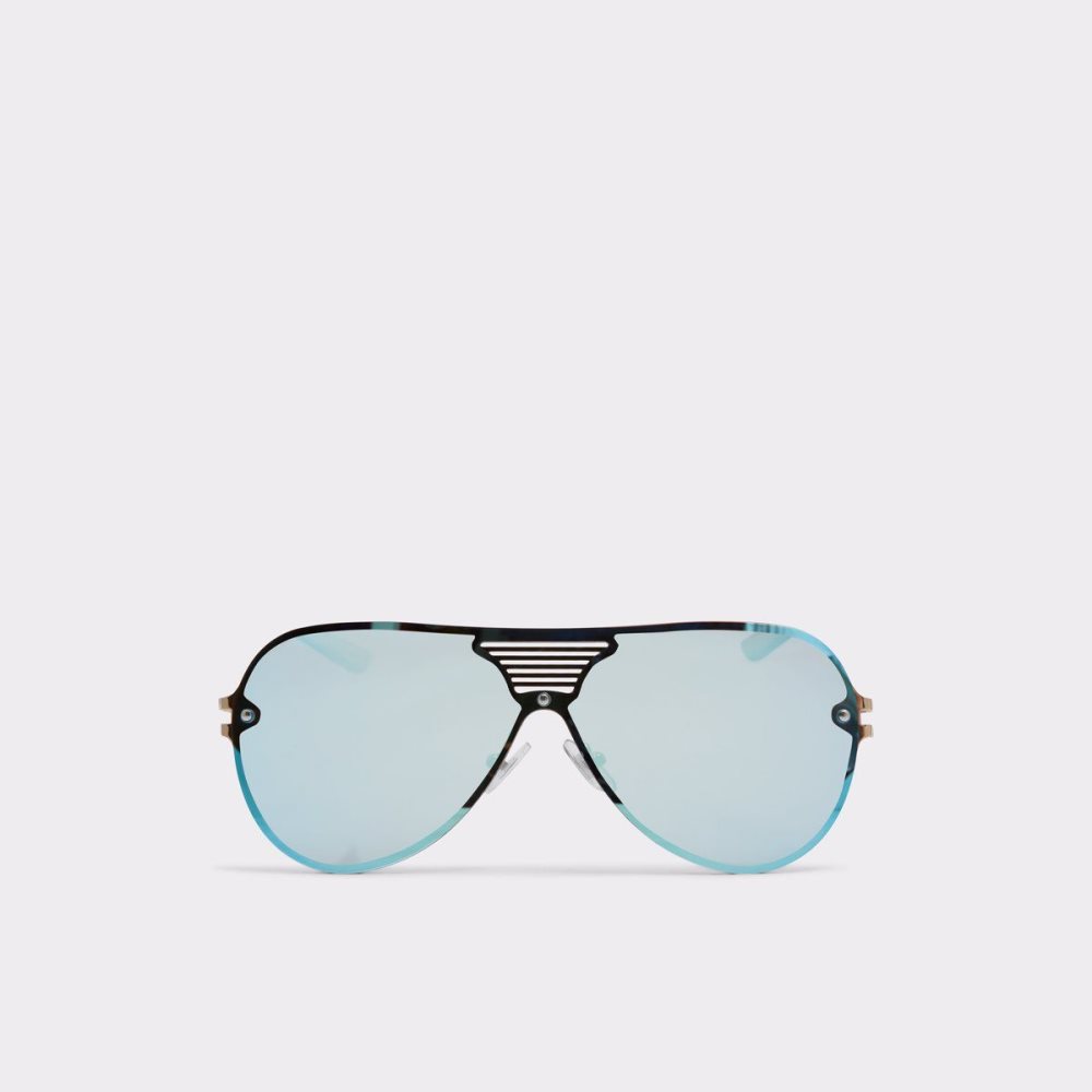 Pánské Sluneční Brýle Aldo Aonyx Aviator sunglasses Blankyt | 75609VFYJ